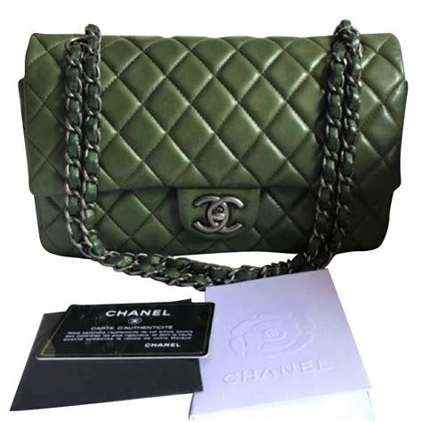 chanel green bag male